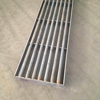 Marches d'escalier en métal galvanisé, grilles en acier, marches en acier pour extérieur, barreaux en acier, matériaux de construction métalliques