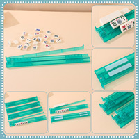 Accessoires de Mahjong : Supports de tuiles avec poussoirs automatiques, porte-cartes de jeu portable pour organisateur de table de Mahjong américain