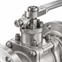 Vanne à boisseau sphérique flottante Q41F CF8M Classe 150 à bride, avec siège en PTFE, vanne à boisseau sphérique industrielle à bride, vanne à boisseau sphérique en acier inoxydable