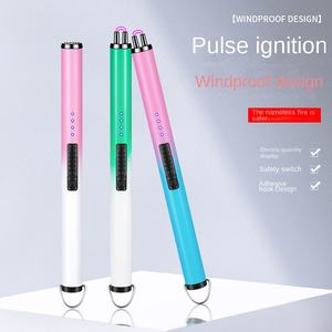 Briquet à arc de charge intelligent USB coloré plus récent cadeau d'affaires pour poêle et <span class=keywords><strong>bougie</strong></span> utilisation pour cigarette - Product Image 2