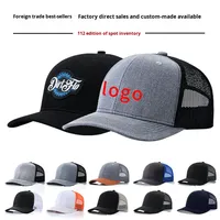 Gorra de béisbol personalizada de 6 paneles con visera rígida microcurvada Richardson 112, bordada, estilo camionero de verano
