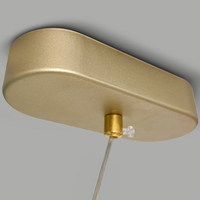 Lustres Led en forme de vague Suspension Lustre de luxe Lustres et suspensions modernes Métal Cristal Acrylique Doré 90