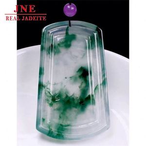 Colgante de Jade de la Marca Myanmar Mine Timber High Ice Floating Flower Mountain Water, Joyería para Amigos - Product Image 5