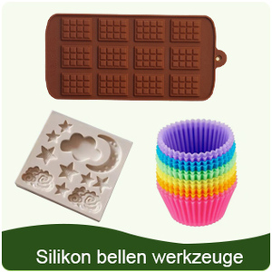 <span class=keywords><strong>Molde</strong></span> Redondo <span class=keywords><strong>de</strong></span> <span class=keywords><strong>Silicona</strong></span> Antiadherente para Hornear Pasteles <span class=keywords><strong>de</strong></span> Chocolate y Cupcakes, Utensilios Desechables para Repostería - Product Image 6