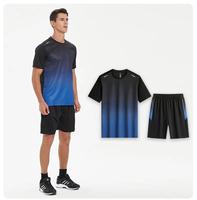 Nouveaux ensembles de maillots de football personnalisés avec des couleurs dégradées, vêtements de football pour hommes, maillots de football de haute qualité pour les sports de plein air