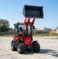 Chargeuse sur pneus compacte 25KW LC908, poids total de la machine 2,4 tonnes, charge nominale 800 kg, pour travaux agricoles et de construction