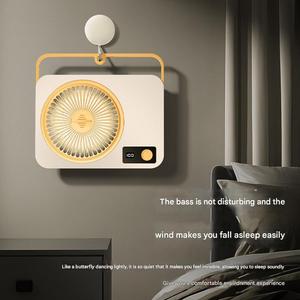 Nuevo Ventilador de Mesa Portátil Recargable de Moda, Inalámbrico, USB, Batería de 1200 mAh, Cuadrado, con Motor BLDC, para Uso Doméstico - Product Image 2