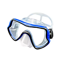 Masque de plongée Lunettes de natation Équipements d'entraînement Masques de sport sous-marin Masque de natation professionnel en verre trempé Grand cadre