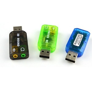 Tarjeta de sonido USB externa de 5,1 canales, Audio 3D para ordenador portátil, PC, Win7, Win8, XP - Product Image 1