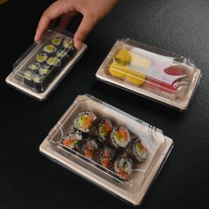 SenAng - Bandeja de Madera para Sushi para Llevar, Caja de Madera para Sushi, Fácil de Transportar - Product Image 4