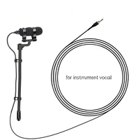 Microphone pour instrument à vent IM81, double basse, hypercardioïde, mini, portable, pour saxophone, violon, micro à condensateur, piano, cor