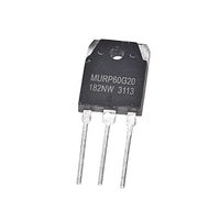 Redresseur à récupération rapide MURP60 6A 200V Diode TO-3P MURP60G20 Circuits intégrés Service de liste de nomenclature (BOM) Approvisionnement direct usine