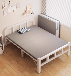 <span class=keywords><strong>เตียง</strong></span>พับได้โครงเหล็ก ดีไซน์ทันสมัย สำหรับเช่าใช้ในบ้านหรือเตียงพยาบาลสำหรับใช้งานชั่วคราว - Product Image 2