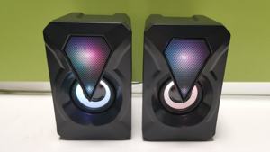 <span class=keywords><strong>Subwoofer</strong></span> USB portátil <span class=keywords><strong>para</strong></span> uso en el hogar, altavoz retroiluminado LED de colores variados RGB <span class=keywords><strong>para</strong></span> tableta y Juegos de ordenador, 2,0 - Product Image 4