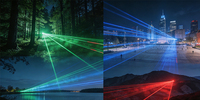 Laser d'animation de scène étanche IP65 Pro 15W-40W 30K-50KPPS Scanner laser RVB pleine couleur Contrôle DMX512 pour