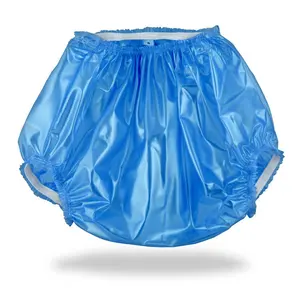 กางเกงผ้าอ้อมผู้ใหญ่ทำจากพลาสติก PVC ป้องกันการกลั้นปัสสาวะ