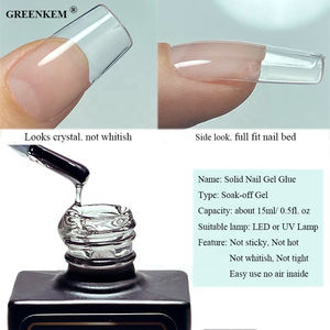 Etiqueta personalizada, capa superior, capa Base de goma, Gel floreciente, puntas de <span class=keywords><strong>uñas</strong></span> postizas y suaves, prensa sobre <span class=keywords><strong>uñas</strong></span> acrílicas, Gel UV, <span class=keywords><strong>pegamento</strong></span> <span class=keywords><strong>para</strong></span> <span class=keywords><strong>uñas</strong></span> - Product Image 4