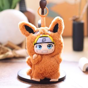 14cm narutoed Vinyl chuyển đổi Búp bê đồ chơi sang trọng PP bông điền Mặt dây chuyền Keychain bán buôn - Product Image 6