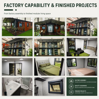 Maison mobile portable Tiny Home 40 pieds 20 pieds Villa préfabriquée de luxe 2 3 4 5 chambres Maison préfabriquée pliable extensible en conteneur