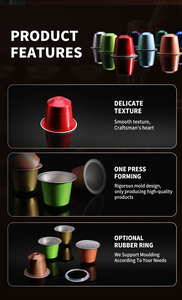Cápsula de Café Vacía Reutilizable y Desechable de Grado Alimenticio Compatible con Cafeteras <span class=keywords><strong>Nespresso</strong></span> - Product Image 5