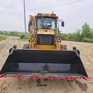 รถตักล้อยาง Caterpillar 420F II สีเหลือง อุปกรณ์ก่อสร้างระบบไฮดรอลิก พร้อมบุ้งกี๋ขุด น้ำหนัก 20000 กก. ใช้งาน 0-2000 ชั่วโมง ได้รับการรับรอง - Product Image 2