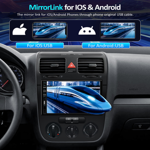 2 Din Auto Radio Touchscreen 7 Inch Mp5 Speler Autoradio Met Back-Up Camera Spiegel Link Fm/Swc/Usb/Sd/Aux Auto Audio Ontvangers - Product Image 3