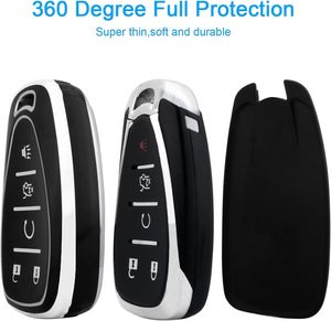 Kunasi – housse de clé de voiture Chevy avec porte-clés, coque de clé en TPU souple pour Equinox <span class=keywords><strong>Malibu</strong></span> Camaro Cruze Blazer Traverse Trax - Product Image 6
