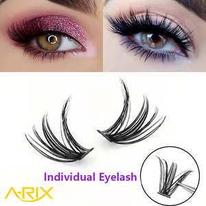 Clusters de cils individuels A-RIX faciles et parfaits, en PBT et fibre, réutilisables, professionnels, de haute qualité, 50/60P, personnalisables - Product Image 5