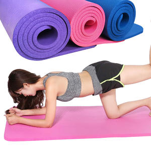 Custom Eco-Friendly Nbr <b>Yoga</b> <b>Mat</b> 183x61x10mm Stripe Non-Slip For Fitness And Home Use - Product Image 3