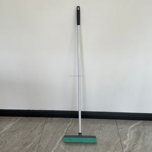 Qingle-escoba de cerdas suaves TPR <span class=keywords><strong>Amazon</strong></span>, cepillo de goma para quitar pelo de mascotas, escoba de suelo con mango de 3 secciones - Product Image 5