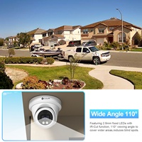Sistema de Seguridad PoE de 8MP y 32 Canales con Disco Duro de 8TB, Juego de Cámaras IP Tipo Torreta con Doble Luz de 24x, Kit NVR Comercial con Acceso Remoto por Aplicación P2P