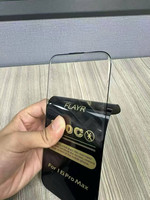 Protection d'écran en verre trempé haute alumine 9H sans bordure pour iPhone 18 Promax, HD clair, sans bulles, anti-rayures