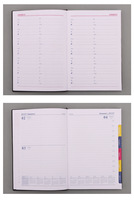 Agenda 2027, nouveau style, en simili cuir, planificateur hebdomadaire et mensuel, journal, calendrier, cadeau pour le bureau et l'école