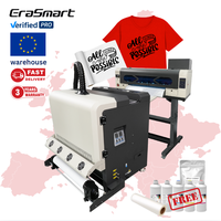 Imprimantes jet d'encre commerciales grand format 24 pouces (60 cm) A1 à double tête XP600 pour films PET, kit imprimante DTF avec secoueur de poudre