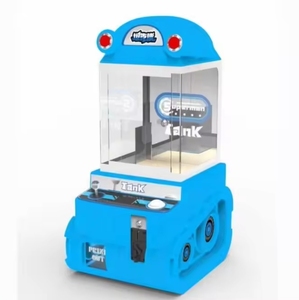 Machine à griffes mini pour enfants, à monnayeur, pour mini peluches, modèle Tank, super mignonne, pour centre de jeux, vente directe - Product Image 4
