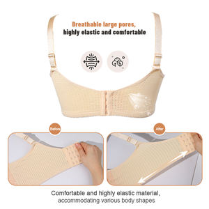 2566 soutien-gorge de mastectomie pour <span class=keywords><strong>femmes</strong></span> nouveau Style forte respirabilité confortable coton grande taille réglable-comprend poche poitrine forme - Product Image 3