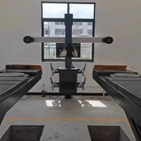 Machine d'alignement de roue 3d Affichage à double écran Équipement d'alignement de quatre roues de voiture avec mises à jour gratuites en langue CE Global