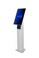 Écran LCD HD de 23,8 pouces, borne interactive de commande automatique, impression automatique de billets, borne de salon de manucure sur pied, SDK