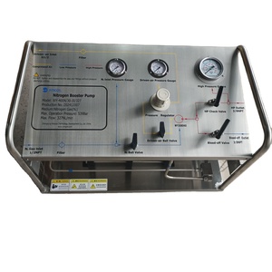 Hành động duy nhất điều khiển không khí Nitơ gas Booster trạm bơm cho <span class=keywords><strong>CO2</strong></span> N2 ông O2 áp lực xi lanh thử nghiệm - Product Image 1