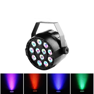 1W 12-Eyes 3in1 mini nhựa ánh sáng sân khấu RGB DMX512 LED phẳng mệnh ánh sáng thanh sàn nhảy đám cưới DJ thiết bị thanh KTV - Product Image 6