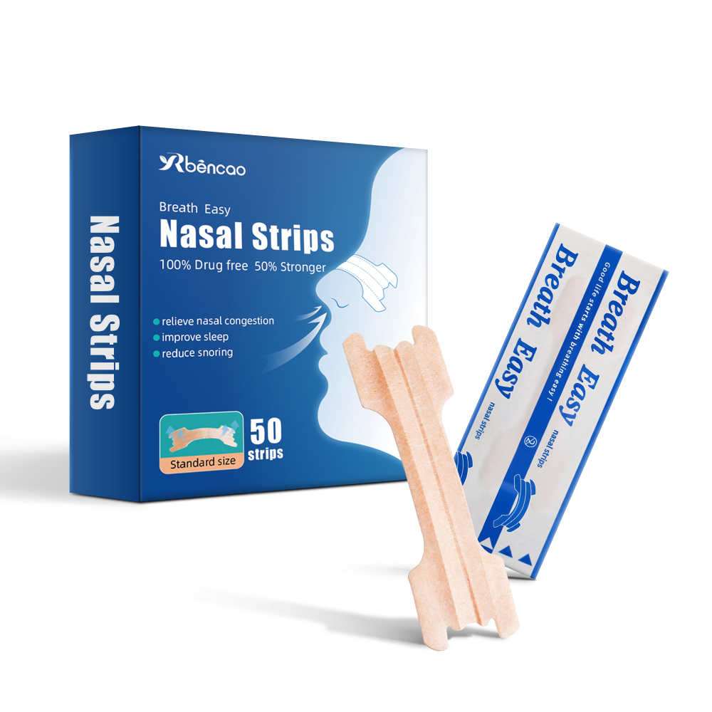 Strip hidung baru kustom strip hidung kanan napas strip hidung mudah disimpan mendengkur OEM cetak logo pribadi