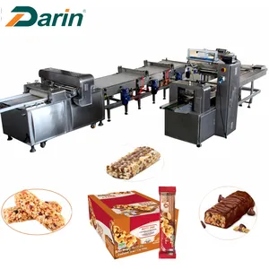 Lebensmittelqualität Edelstahl Granola-Stäbchenherstellungsmaschine Erdnuss-Candy-Stäbchenformmaschine