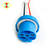 Adaptateur de prise femelle 9004 9007, câble de connexion, faisceau de câblage, fiche de raccordement, phare automobile, lampe, 3 fils, 15 cm, 18 AWG