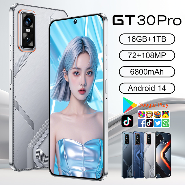 High Quality 7.3 Inch 5G Android Smartphone 108MP Rear Camera Decacore CPU 16GB+1TB Storage HD Screen Global Version LTE CDMA