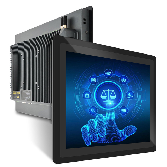 10.4 Inch Aluminum PLC Monitor Control All One Display Industrial Automation PLC Controller 4K Capacitive Touch Screen Machine