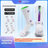 Chaussettes de sport tricotées d'hiver pour hommes de qualité supérieure - Confort extensible épais pour l'entraînement sportif d'élite, conception respirante