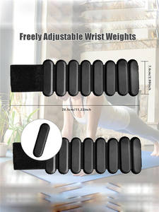 Fitness tobillo pesas para mujeres Pilates mano pesas tobillo puño ajustable muñeca y tobillo peso mancuernas pulsera conjunto Pilates - Product Image 5