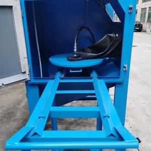 Máquina Manual de Limpieza con Chorro de Agua y Arena con Bomba, Motor, Plataforma Giratoria y Carro para Pulir y Limpiar Bloques de Motor Automotrices - Product Image 3