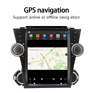 Lecteur DVD de voiture à écran vertical 12,1 pouces TS10S pour Toyota <span class=keywords><strong>Highlander</strong></span> (09-13), lecteur multimédia vidéo sans fil, navigation WiFi DSP - Product Image 4