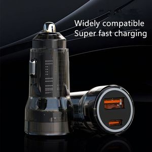 Cargador de Coche de Doble Puerto PD 30W QC 30W, Adaptador USB 30W Tipo-C 30W 60W para Encendedor de Cigarrillos, Cargador Súper Rápido para Teléfono Móvil - Product Image 4